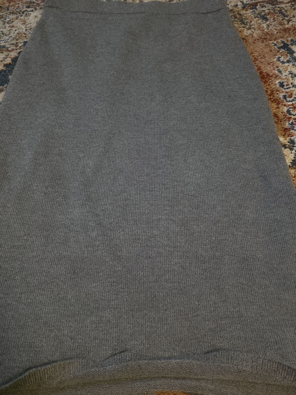 4/$25 Deal! Long Gray Knit Sweater Skirt
